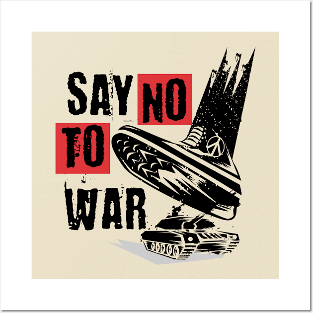 stop war t-shirt Wall Art by The.N